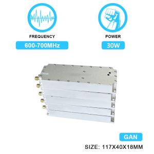 Best 30W 600-700MHz Anti Drone Signal Jammer Module System GPS Blocker GaN Fpv Uav Shielding With GAN and Isolation Protector wholesale