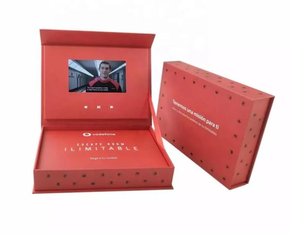Cheap Colorful Printing 5inch Video Brochure Box/ Lcd Greeting Box/Video Marketing BoxFor Business PromotionHot sale products for sale