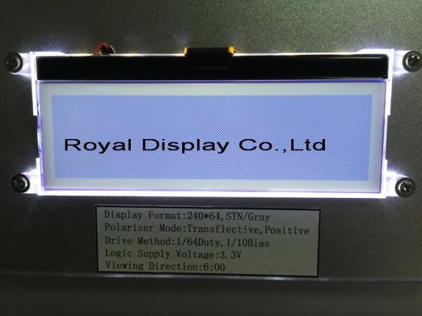 Cheap Factory customized size monochrome RYG12864M 128x64 Cog LCD Panel ST7565R IC LCD Backlight Module for sale