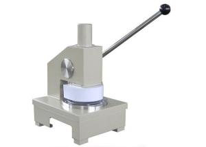 Manual Operation 125mm Paper Testing Instruments , Round Paper Cutter