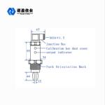 High Precision Tuning Fork Liquid Level Sensor Water Vibration Fork Level Switch