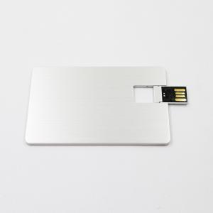 China 32GB 64GB Metal credit card style usb drive UDP flash 2.0 80MB/S on sale