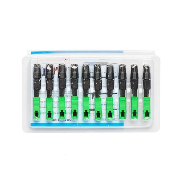 Cheap FTTH Fast Connect Fuseless Fiber Optic Equipment with Return Loss dB UPC≥ 50dB APC≥ 55dB for sale