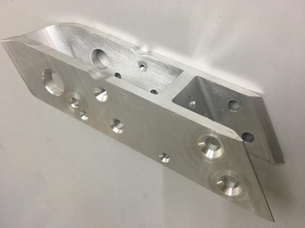 Cheap Small Micro Motorcycle Aluminum CNC Machining Parts with Miter Saw / Chamfer for sale