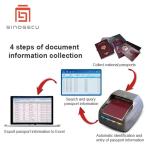 Efficiently Verify Guest Identity with 2 Second Scan Speed Passport Reader and