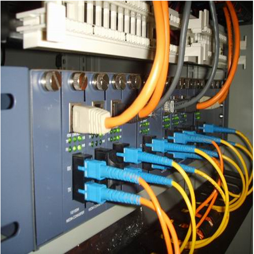 Orange 12 core SC UPC optical fiber patch cord with CE , multimode fiber patch cord