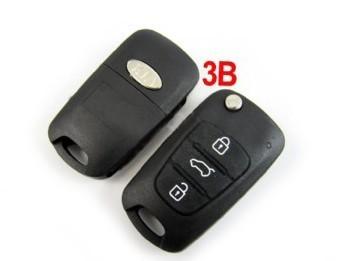 Cheap Kia Chi Running Modified Flip Remote Key Shell, 3 Button Car Key Blanks for Kia for sale