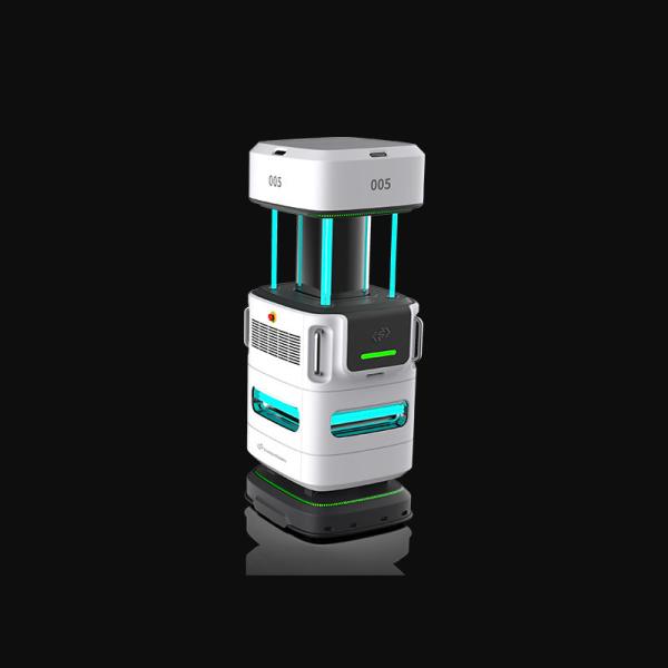 Cheap Lithium Battery 30Ah Polyurethane Disinfection Robot For Home Schedule for sale