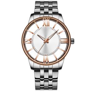 China 3ATM Stainless Steel 42mm Men'S Quartz Watch Transparent Case Customized on sale