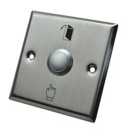Cheap Mortise Mounted SPDT Push To Exit Button Metal Button 86 * 86mm Square Size for sale