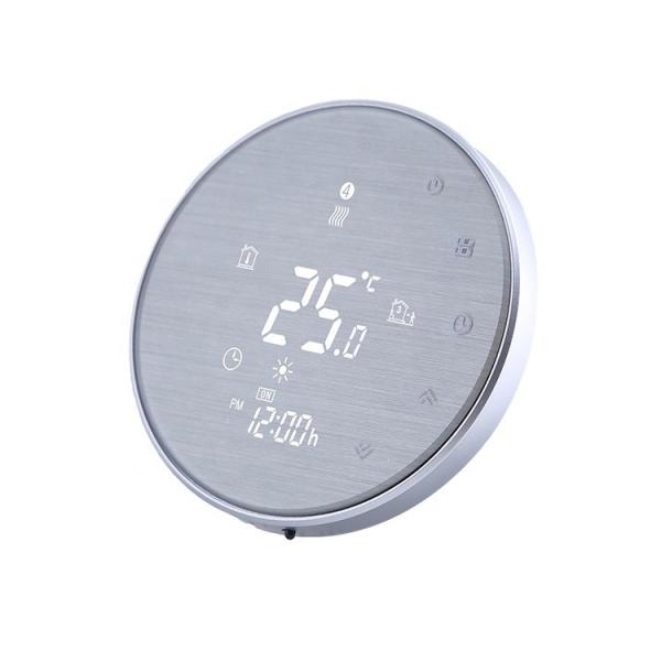 Cheap Circular Smart Wifi Wireless Room Thermostat Remote Control AC Touch Screen for sale