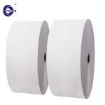 China 100% Wood Pulp Smooth Pure Bright Blue And Black Imaging Jumbo Thermal Paper Roll for sale