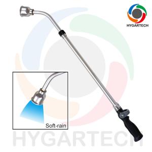 China Telescopic Metal Soft Rain Spray Lance With Thumb Control on sale