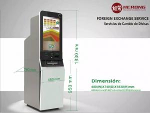 Best Fully Automatic Self Service Currency Exchange Machine Left Right Multimedia Speaker wholesale