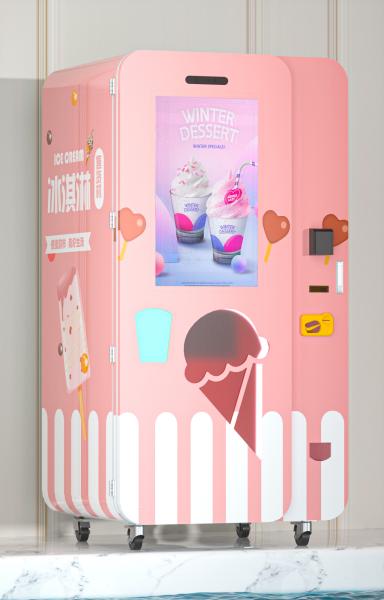 Cheap 15s Rapid Dispensing Soft Icecream Vending Machine Automatic Ice Cream Making Machine for sale