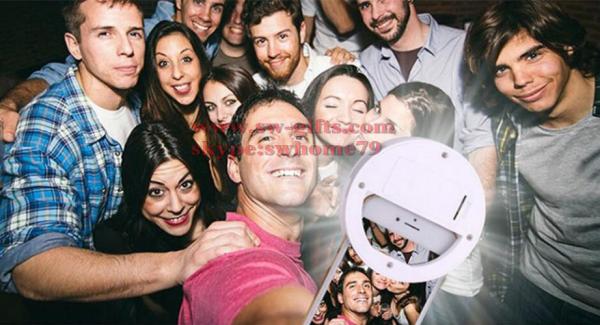 Cheap 2017 New Portable Universal Selfie Ring Flash Led Light Lamp Mobile Phone Led Selfie Lamp Ring Flash For Iphone for sale