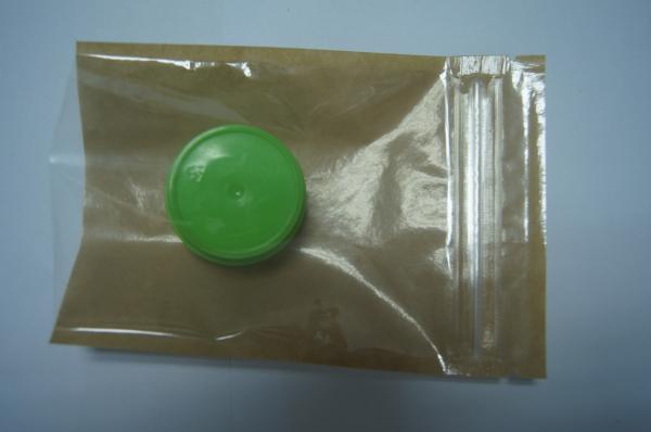 Cheap Mini Zipper Food Bag Transparent Front Pet / Pe Anti Static Bag With Bottom Open for sale