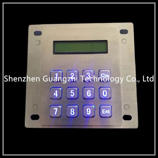 Cheap Metal Usb Numeric Keypad With Display , LED Backlit Wired Numeric Keypad for sale