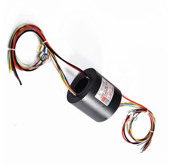 Cheap Hybrid Industrial Slip Ring Transmit Power / Signal High Insulation Resistant for sale