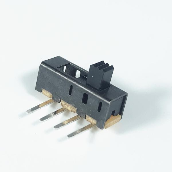 Cheap 4 Pin Right Angle Interruptor On Off Toggle Switch DC50V 0.5A Without Solder Tabs for sale