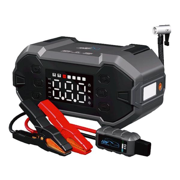 Cheap Jump Start Your Vehicle in Seconds with this 12V Portable Jump Starter and Mini Air Pump for sale
