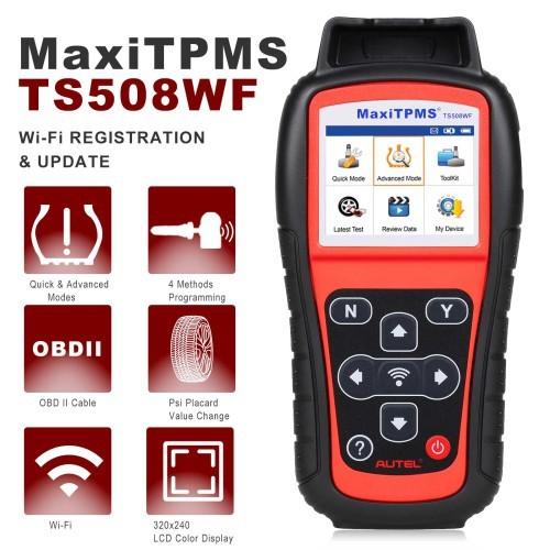 Cheap Autel MaxiTPMS TS508WF TPMS Programming Tool MX-Sersors 315/433MHz for sale