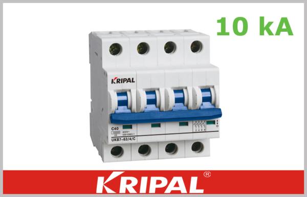 Cheap Breaking capacity:10 KA  1P 1P+N 2P 3P 3P+N 4P MCB  Mini Circuit Breaker , High Short Circuit & overload Capacity for sale