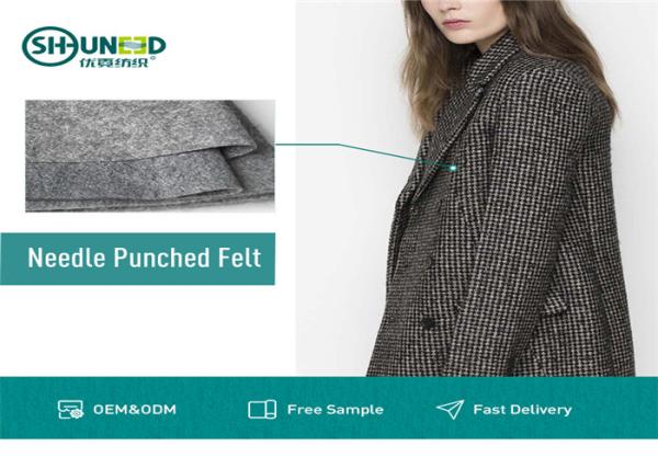 Cheap Soft Hand Feeling Non Woven Geotextile Fabric / Non Woven Textile For Garment Front Piece for sale