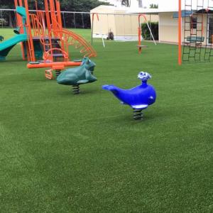 China Always Green Artificial Grass Playground Surface 4*25m 2*25m Or Customized on sale