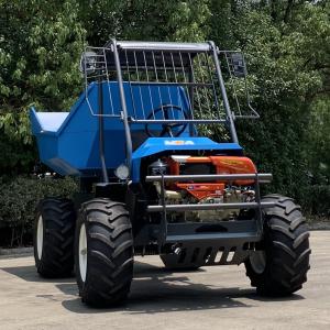 Best Green Mini Agriculture Tractor Articulated Steering With Golden Fish Engine wholesale