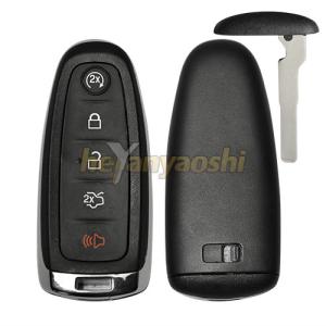 Ford 5Buttons Smart Key Shell with Emergency Key Insert