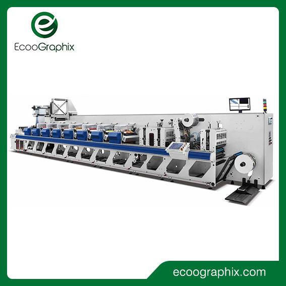 Cheap High Speed Fully Servo Controlled Modular 8 Colors Flexo Printer With Movable Touch Screen for sale