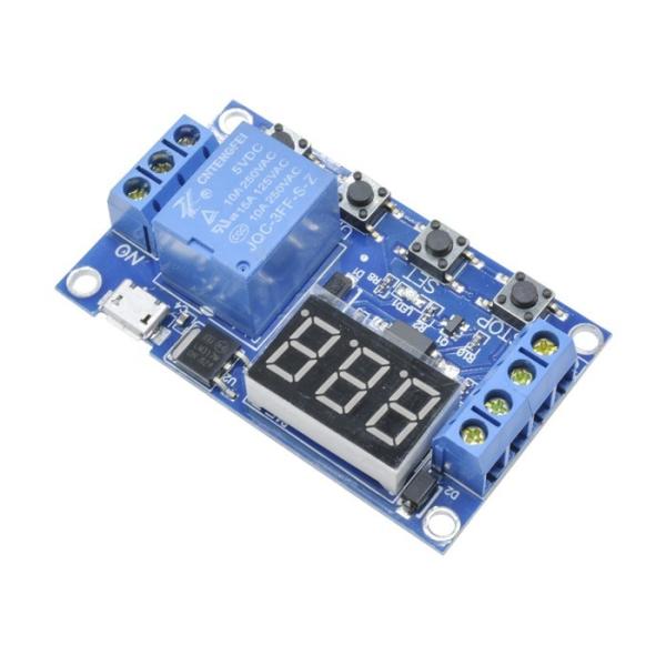 Cheap Digital Led Trig Ger Delay Cycle Timer Control Switch Relay Module Micro Usb 5v for sale