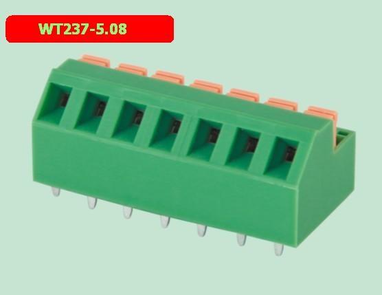 Cheap WT237-5.08 pcb spring type terminal block, spacing 5.08, factory direct sales for sale
