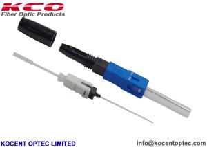 FTTH FTTA Field Assembly Connector , SOC Splice On Fiber Quick Connector Pass 3D