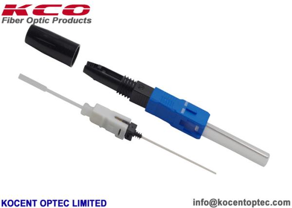 Cheap FTTH FTTA Field Assembly Connector , SOC Splice On Fiber Quick Connector Pass 3D for sale