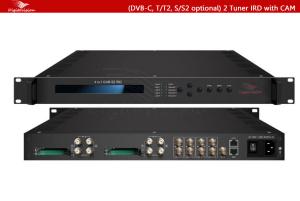 (DVB-C, T/T2, S/S2 optional) 2 Tuner IRD with CAM