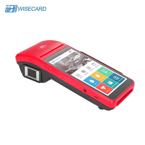 Cheap 4G Wifi Smart Biometric POS With Fingerprint Reader Touch Screen for sale