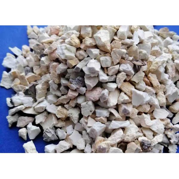 Compact Structure Refractory Products , High Hardness Flint Clay 3 - 5mm
