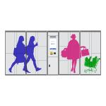 Intelligent Logistic Parcel Delivery Lockers With Security Camera And Remote