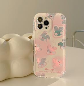 Best Slim Shockproof Phone Cases Pink Rabbit Iphone 15 Apple Phone Case wholesale