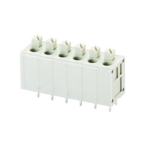 China HQ236-3.81mm 5.0mm Pc Board Terminal Blocks Spring Wire Type on sale