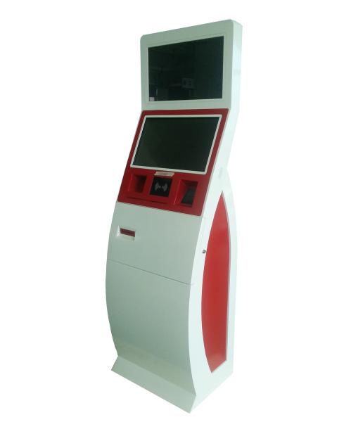 Cheap Coupon printing Self Service Kiosk RFID Read for tickets , free Standing for sale