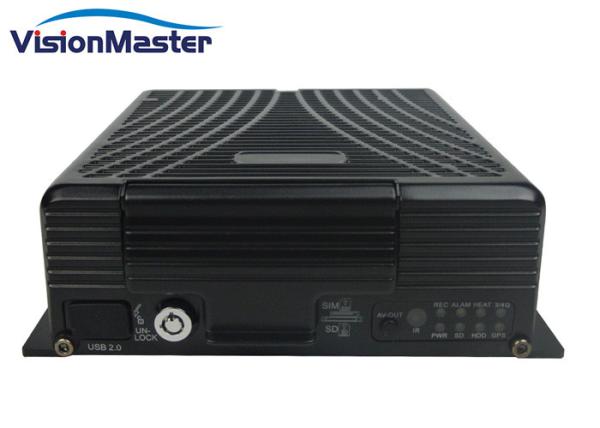 Cheap DC 8V~36V 4G Mobile DVR 3D Recorder 4 Channel G Free Client Software H . 264 for sale