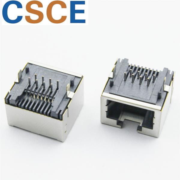 Cheap Networking Switch 90 Degree RJ45 Connector SC988 Series Without Transformer 15mm for sale