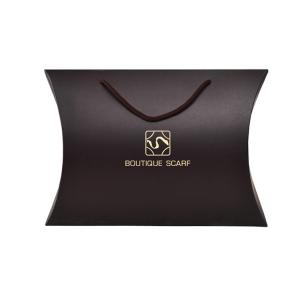 Best Custom Printed Paper Pillow Boxes With Handle , Personalised Packaging Boxes wholesale