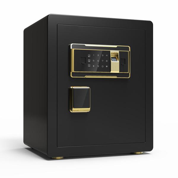 Cheap Height 45cm Black Electronic Fingerprint Lock Security Home Safe for sale