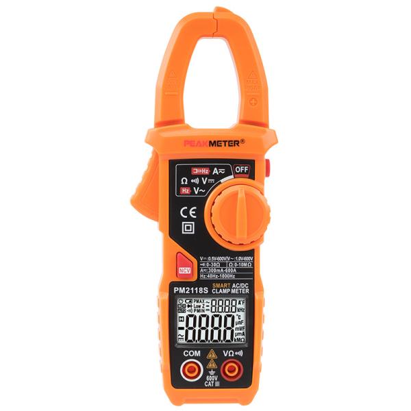Cheap Portable AC DC Current Clamp Meter , Earth Leakage Clamp Meter With NCV Detection for sale