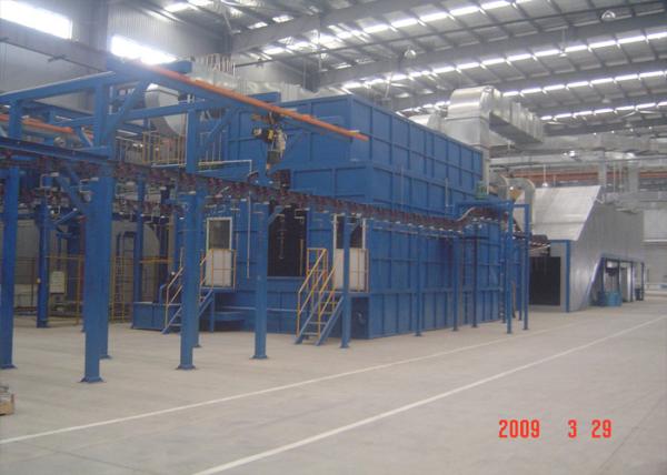 Cheap Professional Heavy Machinery Painting Line With Hanging Transport System Paint Projects for sale