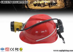 Best 6.8Ah Semi Corded CREE LED Mining Light With Rear Warning Light 15000 Lux wholesale